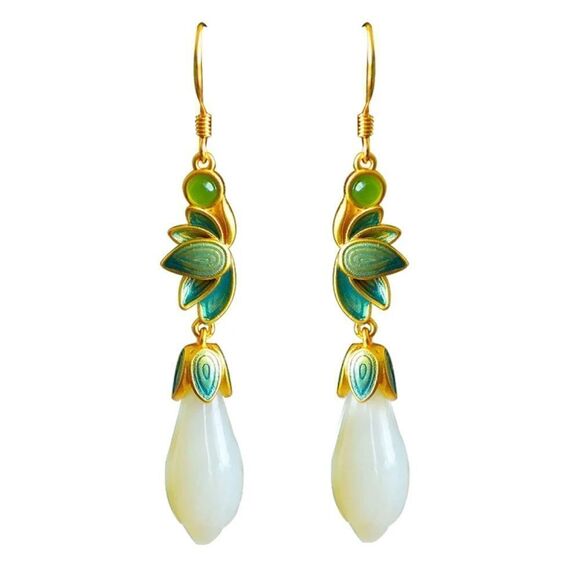 Crystal drop earrings N3 - Picture 1 of 7